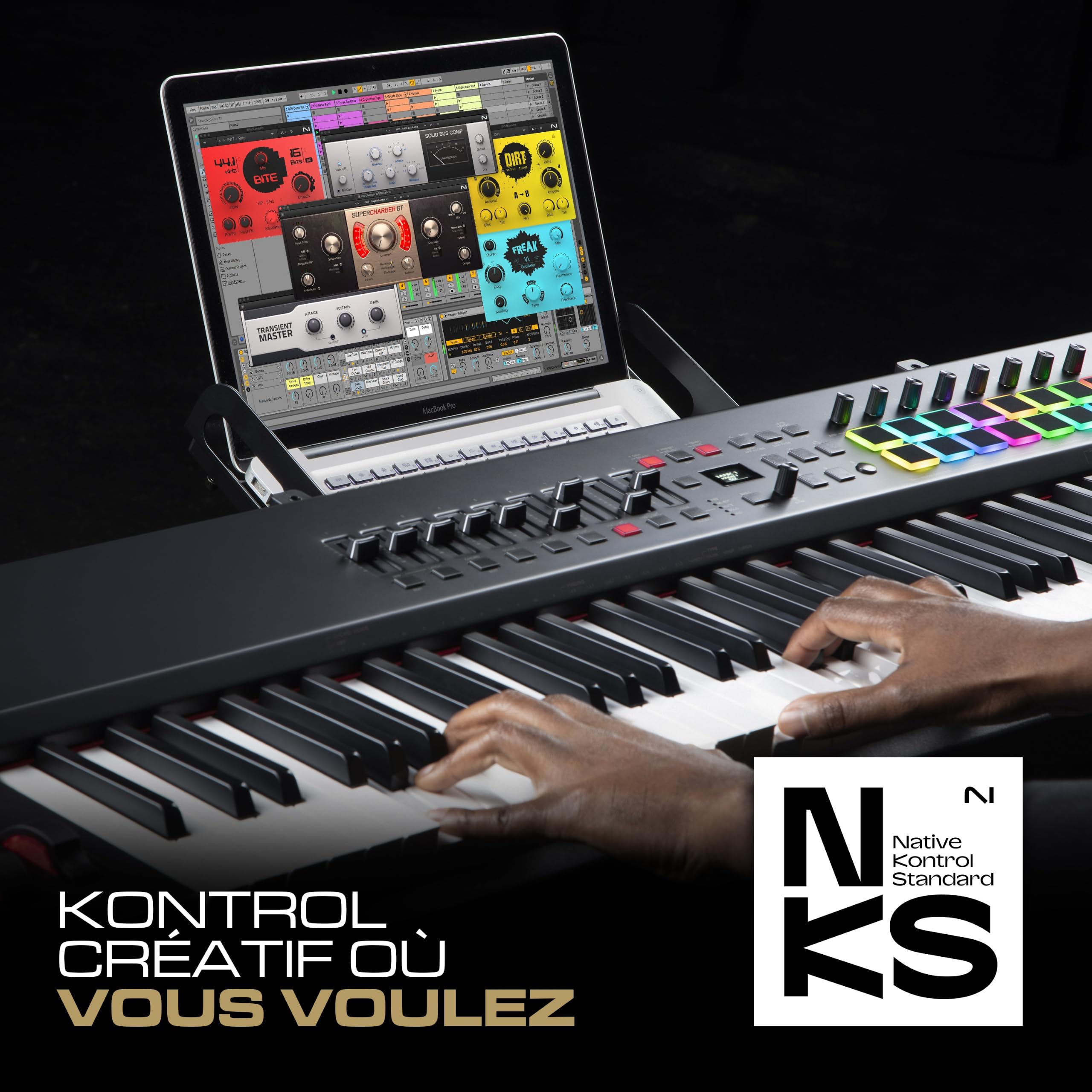 m-audio-hammer-88-pro-contr-leur-midi-88-touches-lest-es image 6