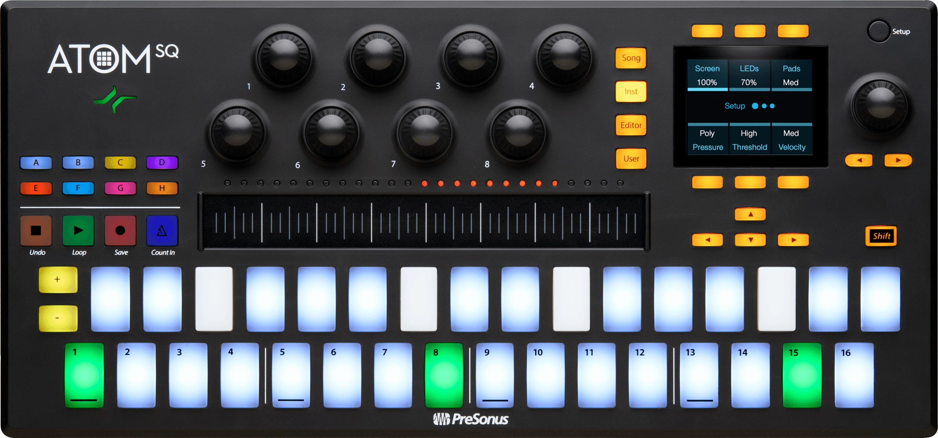 presonus-atom-sq-contr-leur-midi-32-pads-rvb-s-quenceur-16-pas image 2