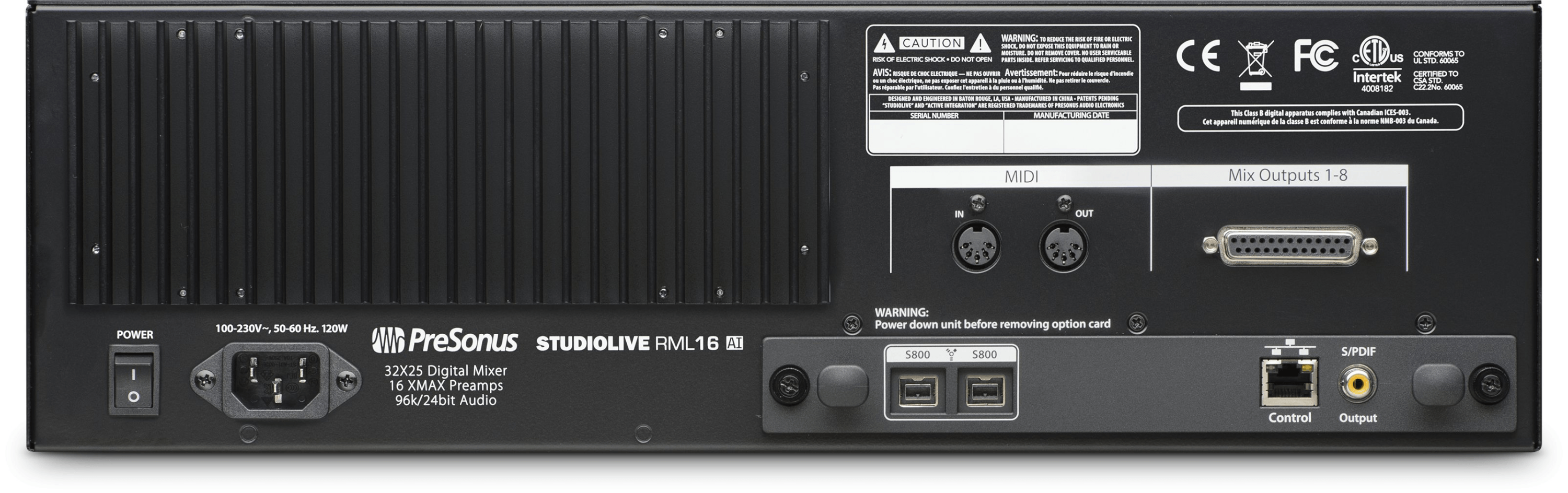 presonus-studiolive-rml16ai-table-mixage-num-rique-rack-32-canaux image 2