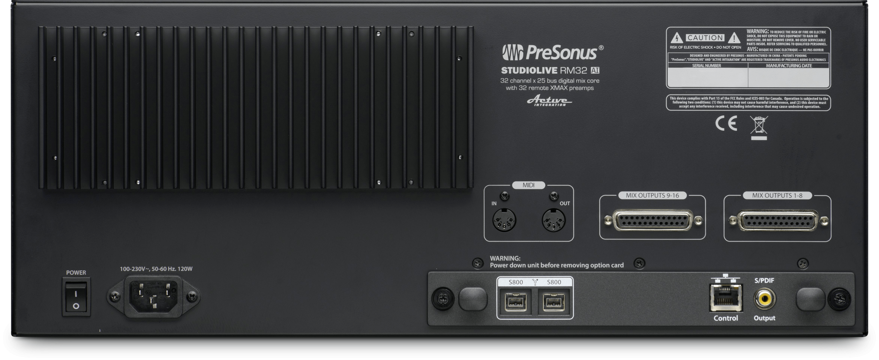 presonus-studiolive-rm32ai-mixeur-num-rique-rack-32-canaux image 2