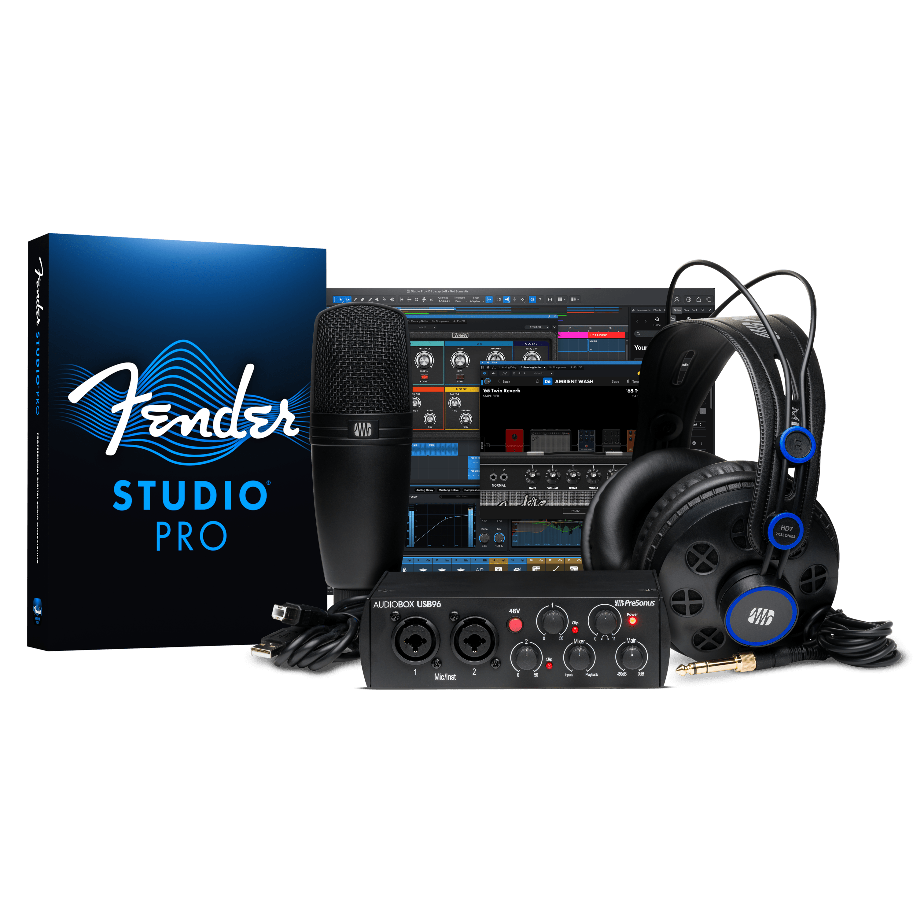 presonus-audiobox-usb-96-studio-bundle-noir-25th image 1