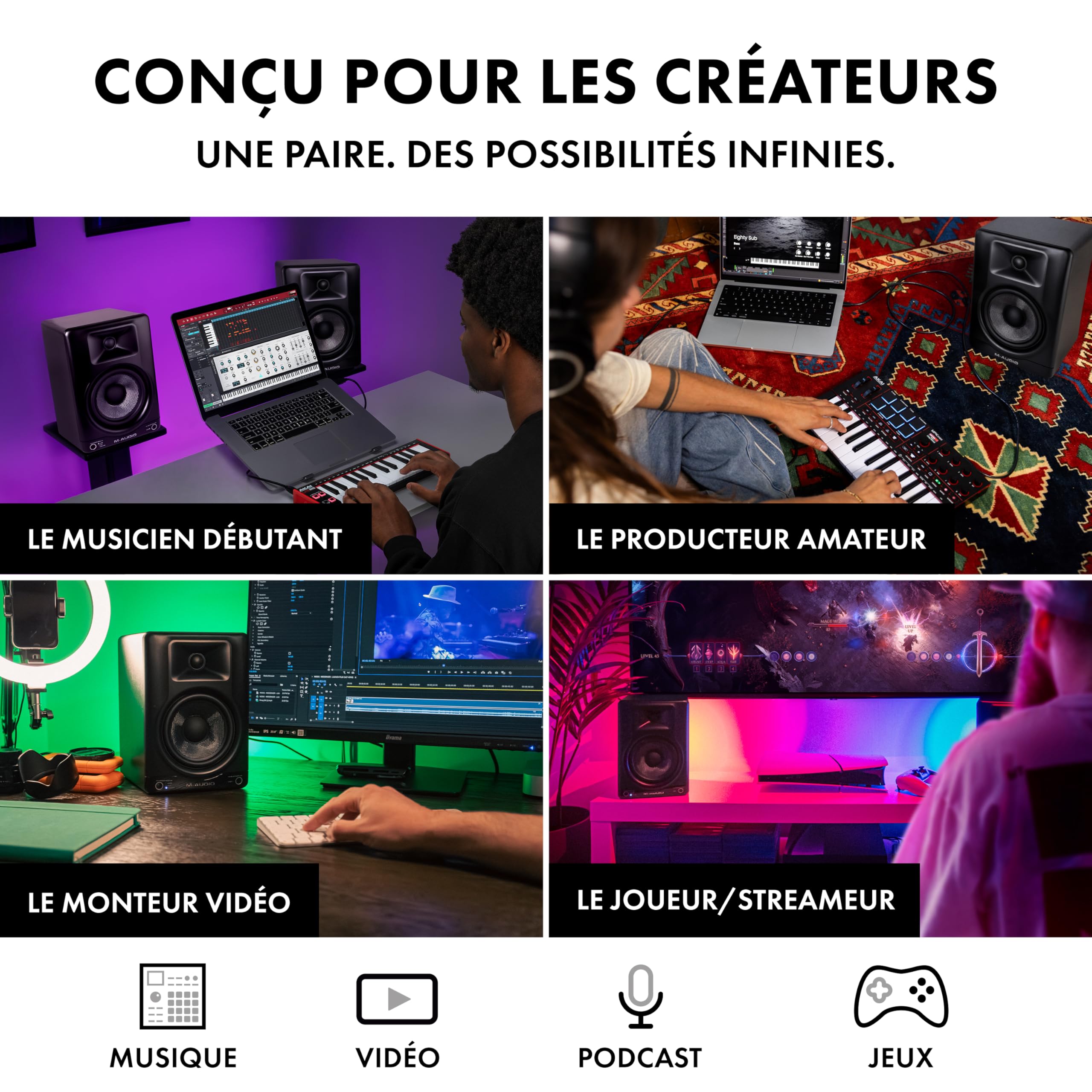 m-audio-bx5bt-moniteurs-studio-5-bluetooth-paire-240w image 6