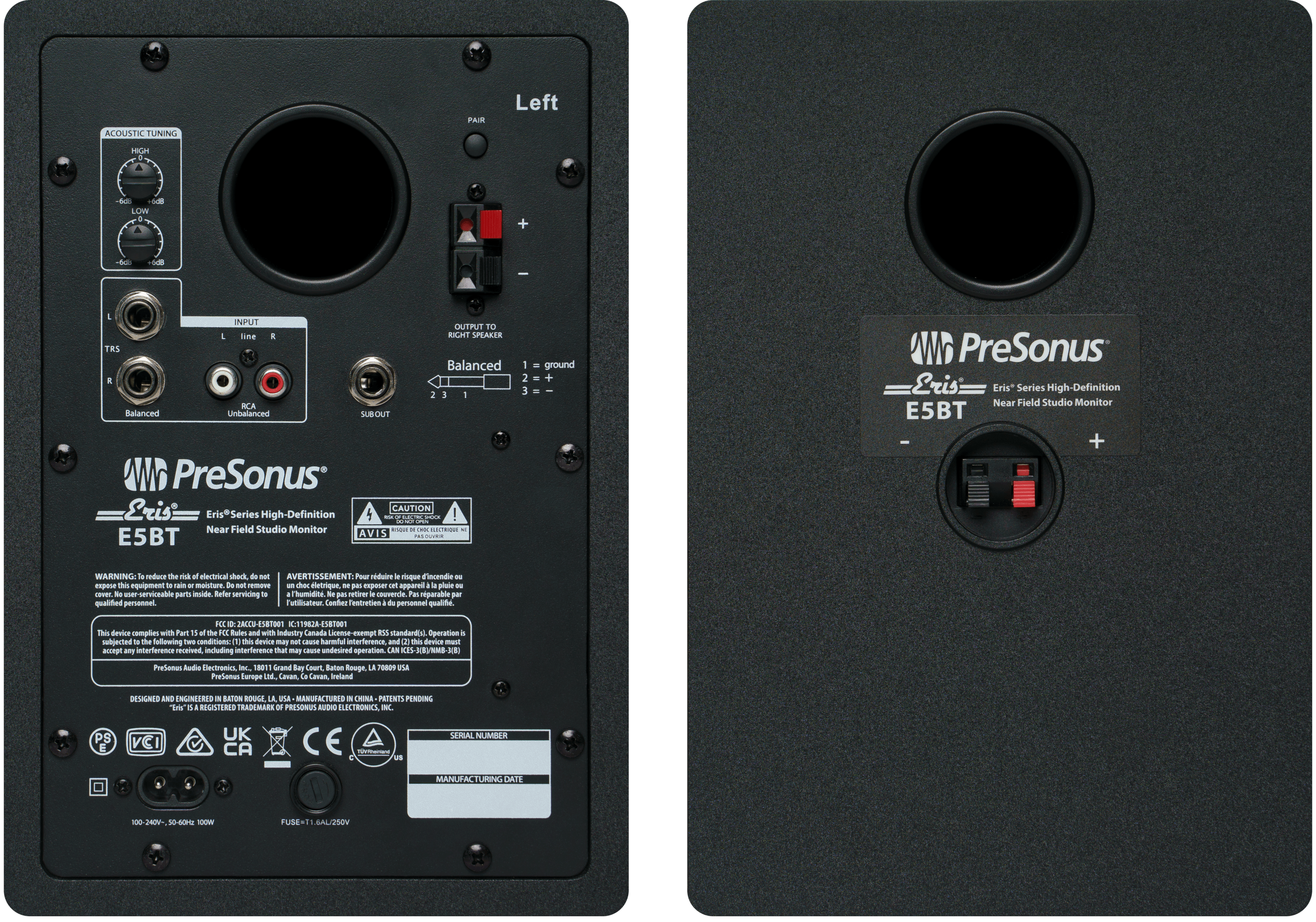 presonus-eris-e5-bt-enceinte-monitoring-studio-bluetooth-50w image 2