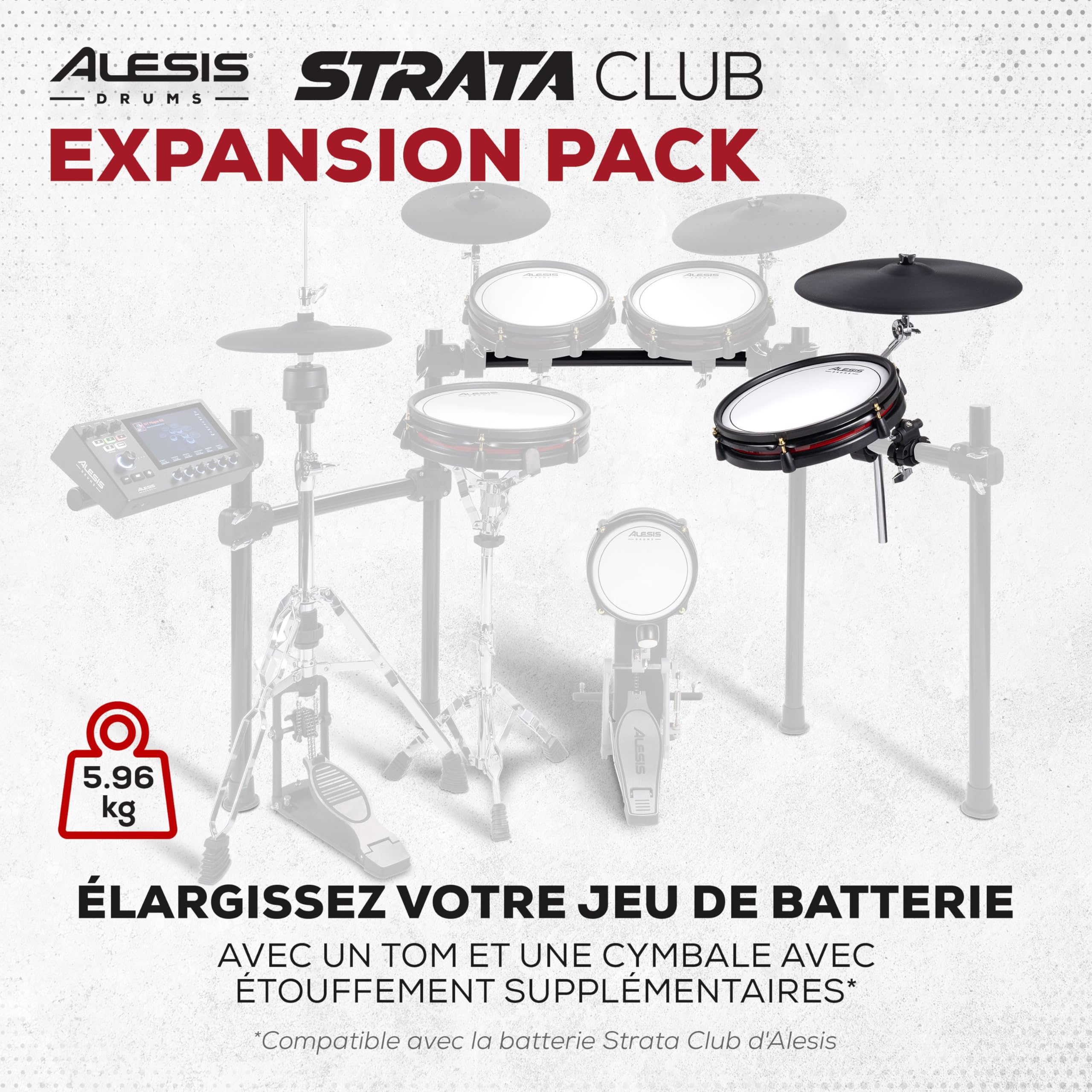 alesis-strata-club-pack-d-extension-batterie-lectronique-tom-12-cymbale-16 image 2