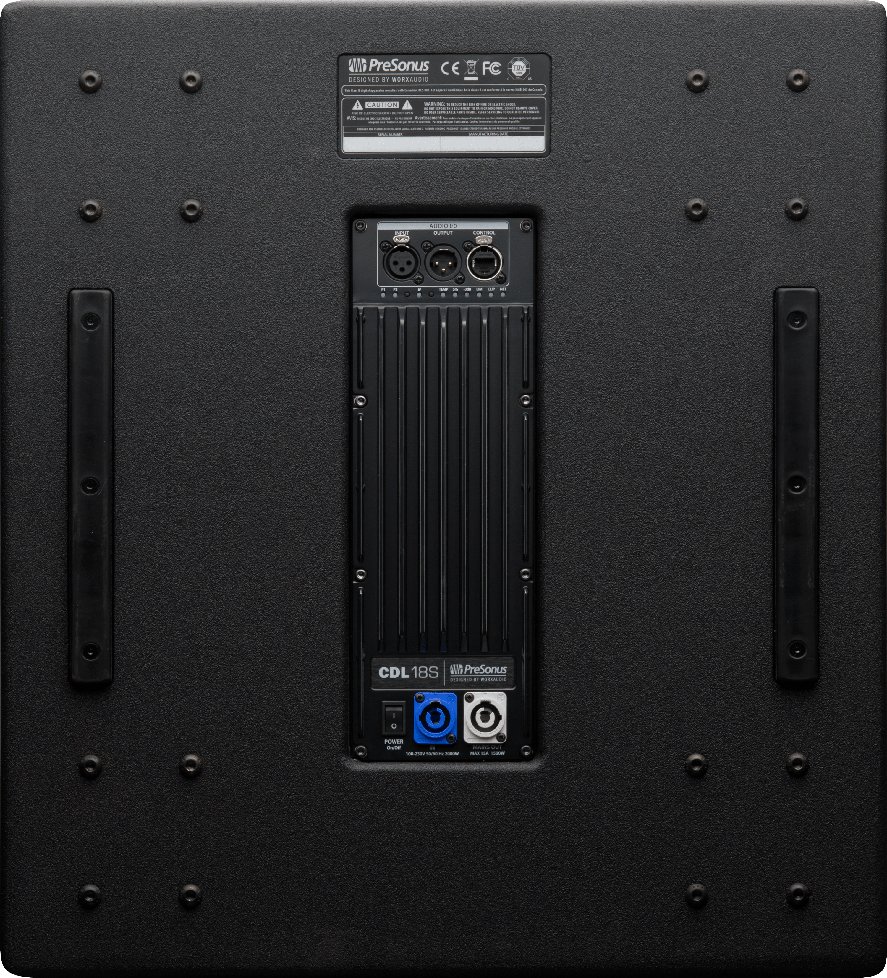 presonus-cdl18s-caisson-basses-actif-dante-18-pouces image 2