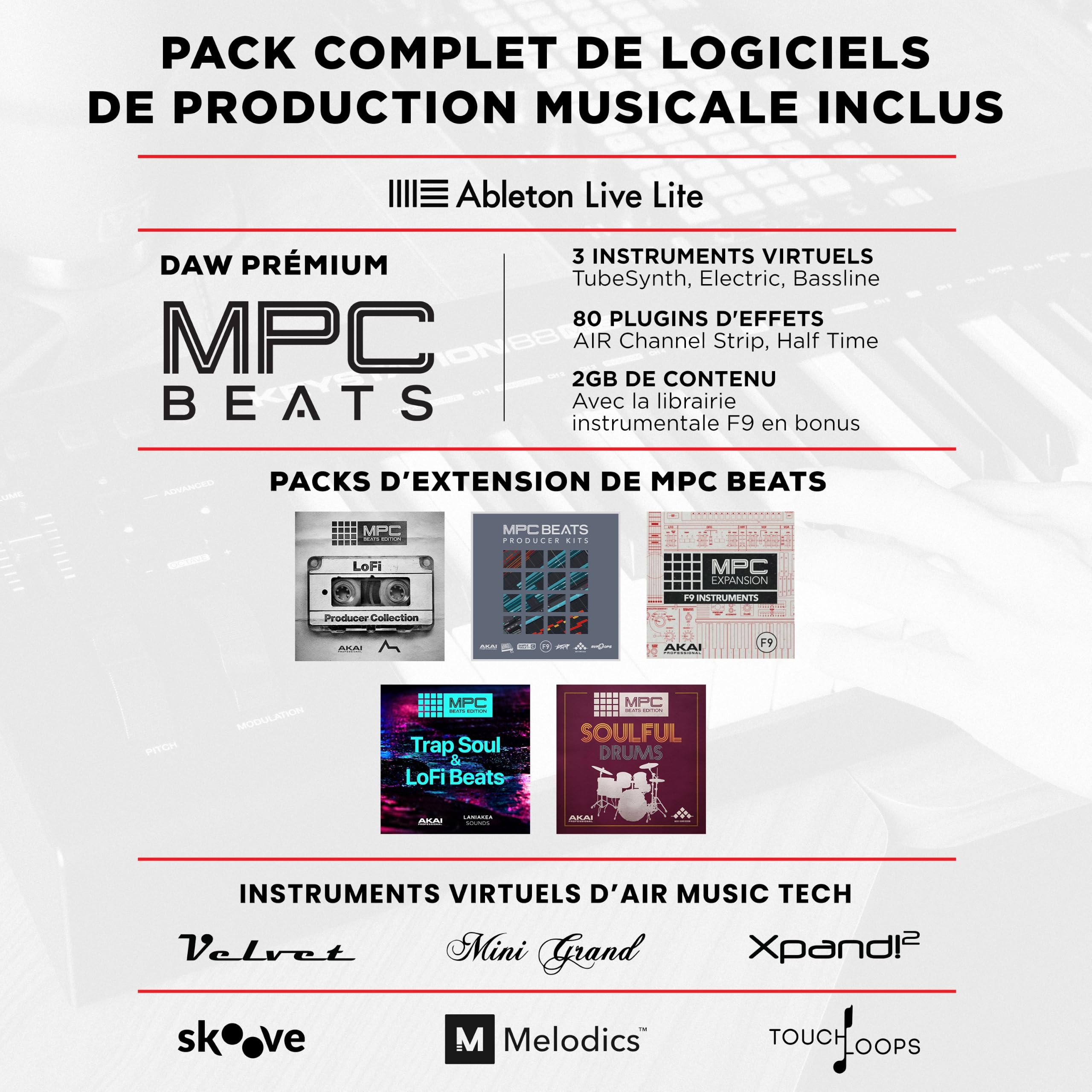 m-audio-keystation-88-mk3-clavier-midi-88-touches-noir image 6