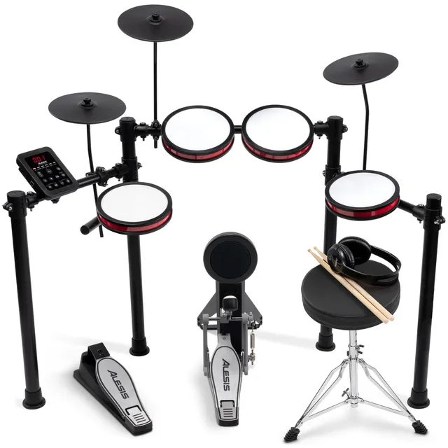 alesis-turbo-pro-batterie-lectronique-compl-te-8-pi-ces-peaux-maill-es image 1
