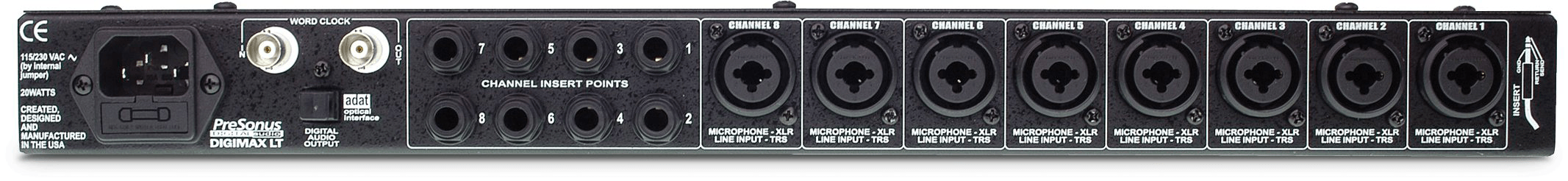 presonus-digimax-lt-pr-ampli-micro-8-canaux-rack image 2